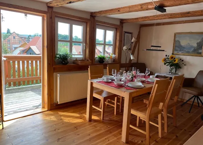 Mittelalterdomizil Mit Balkon Und Parkplaetzen Кведлинбург