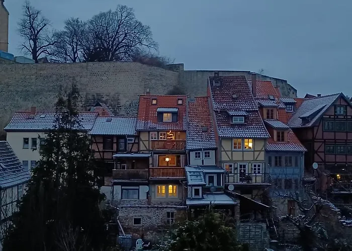 Mittelalterdomizil Mit Balkon Und Parkplaetzen * Quedlinburg